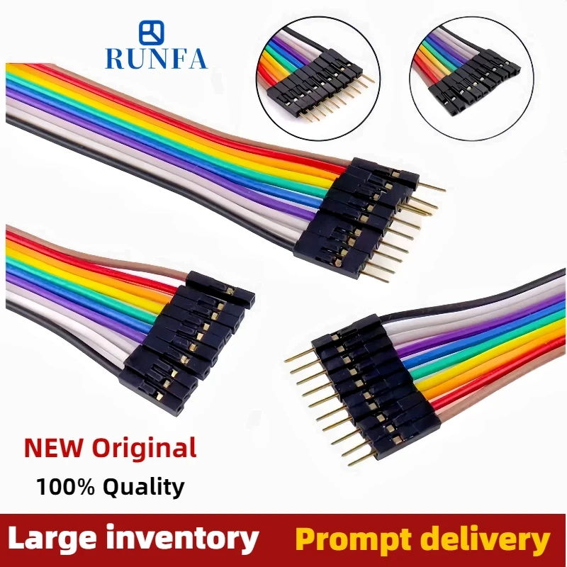 Dupont Line Jumper Wire Dupont connector 10/15/20/30/40CM 40Pin Male to Male/Male to Female/Female Female for Arduino DIY KIT