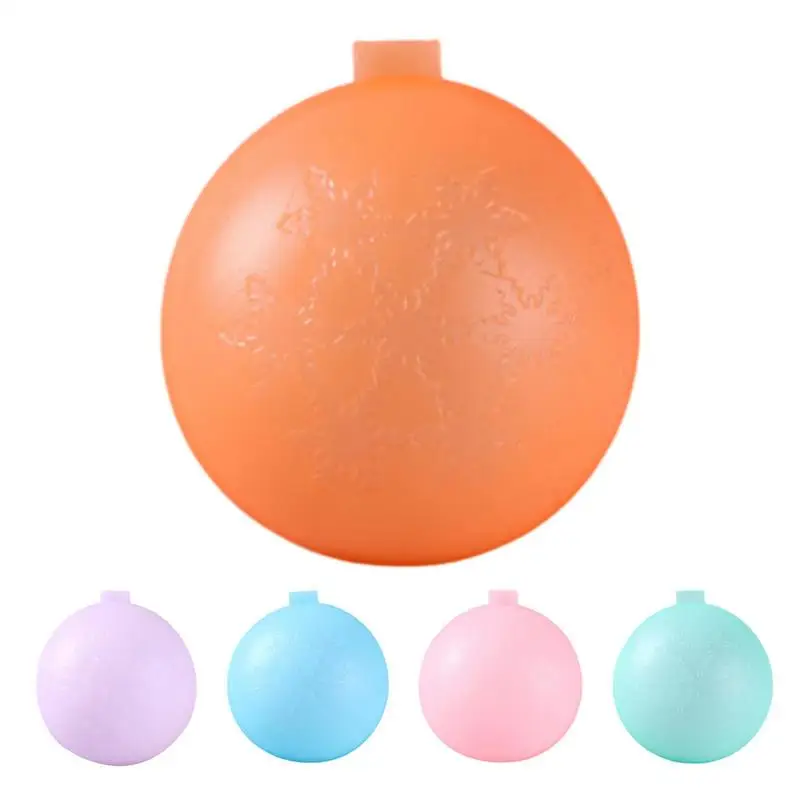 

Water Balloons Refillable And Self Sealing Water Play Toy 6pcs Water Play Toy Silicone Outdoor Toys For Summer Splashing Party