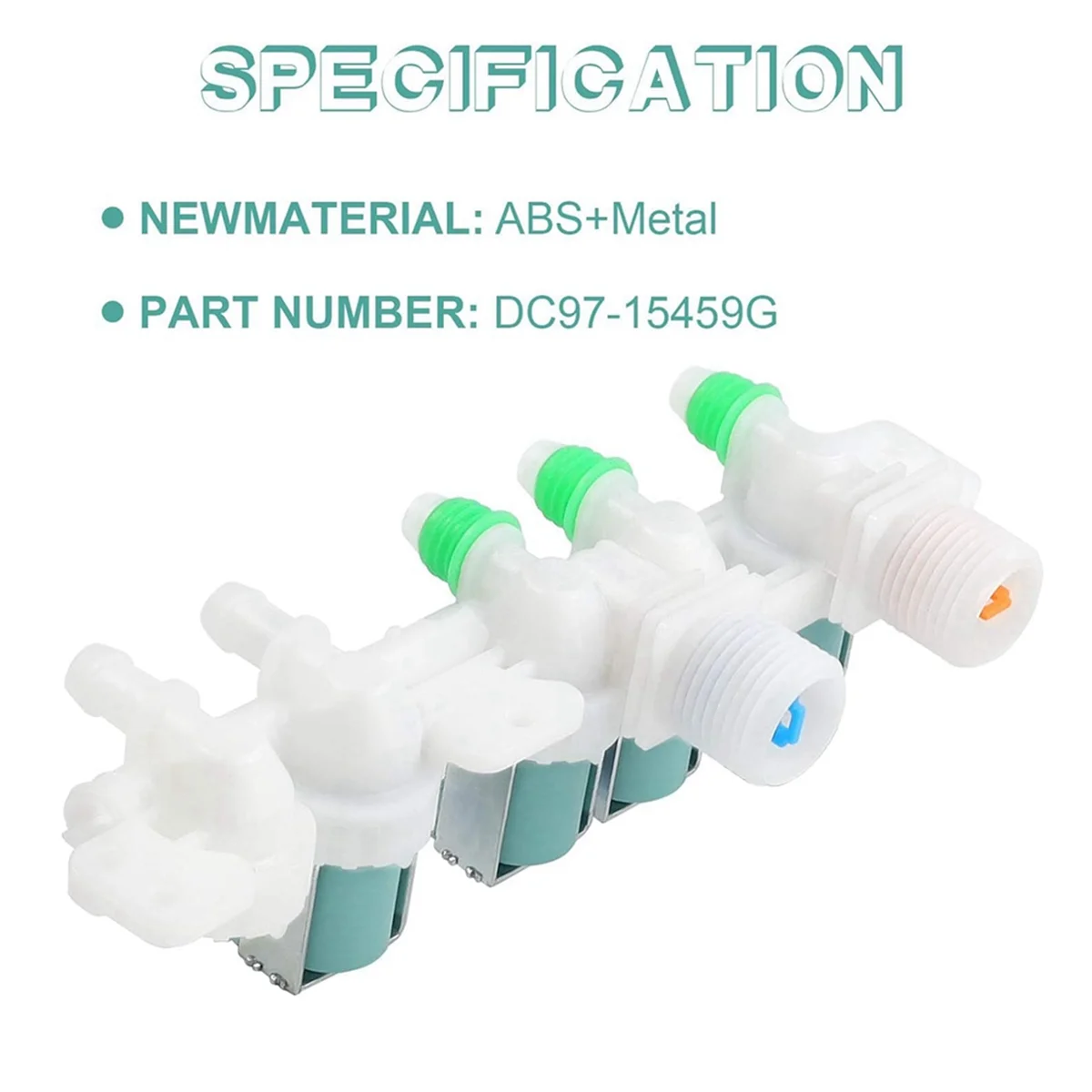 DC97-15459G Water Inlet Valve for SAMSUNG Washer Replaces AP5623056 PS4220861 EAP4220861 3276197,WA456DRHDSU WA48J7700AW HOT