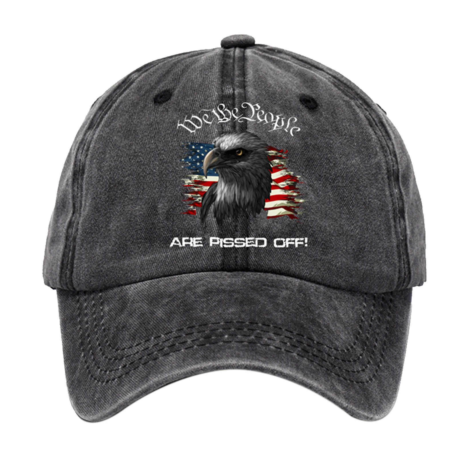 We The People Are Pissed Off Hat Patriot Hat Cotton Dad Baseball Cap With USA Flag Tacticals Operator Unisex Style Headwear