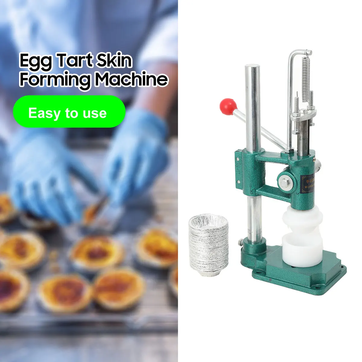 Commercial Manual Egg Tart Skin Forming Molding Machine Cheese Tart ...