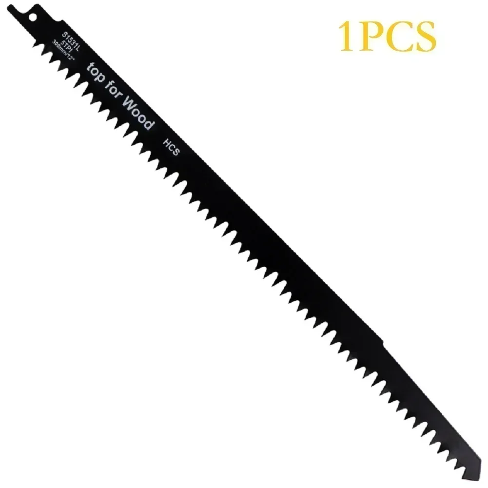 5/1pcs Reciprocating Saw Blades BI-Metal Handsaw Wood Pruning Cutting Jigsaw Blade Woodworing Hand Tools S1531 300MM