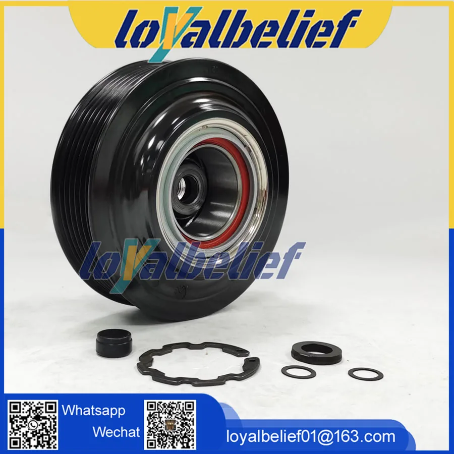 Ac A/C Condizionatore D'Aria Compressore Frizione Elettromagnetica Gruppo Puleggia Mozzo Per Volkswagen Amarok T5 2.0 7E0820803 7E0820803F