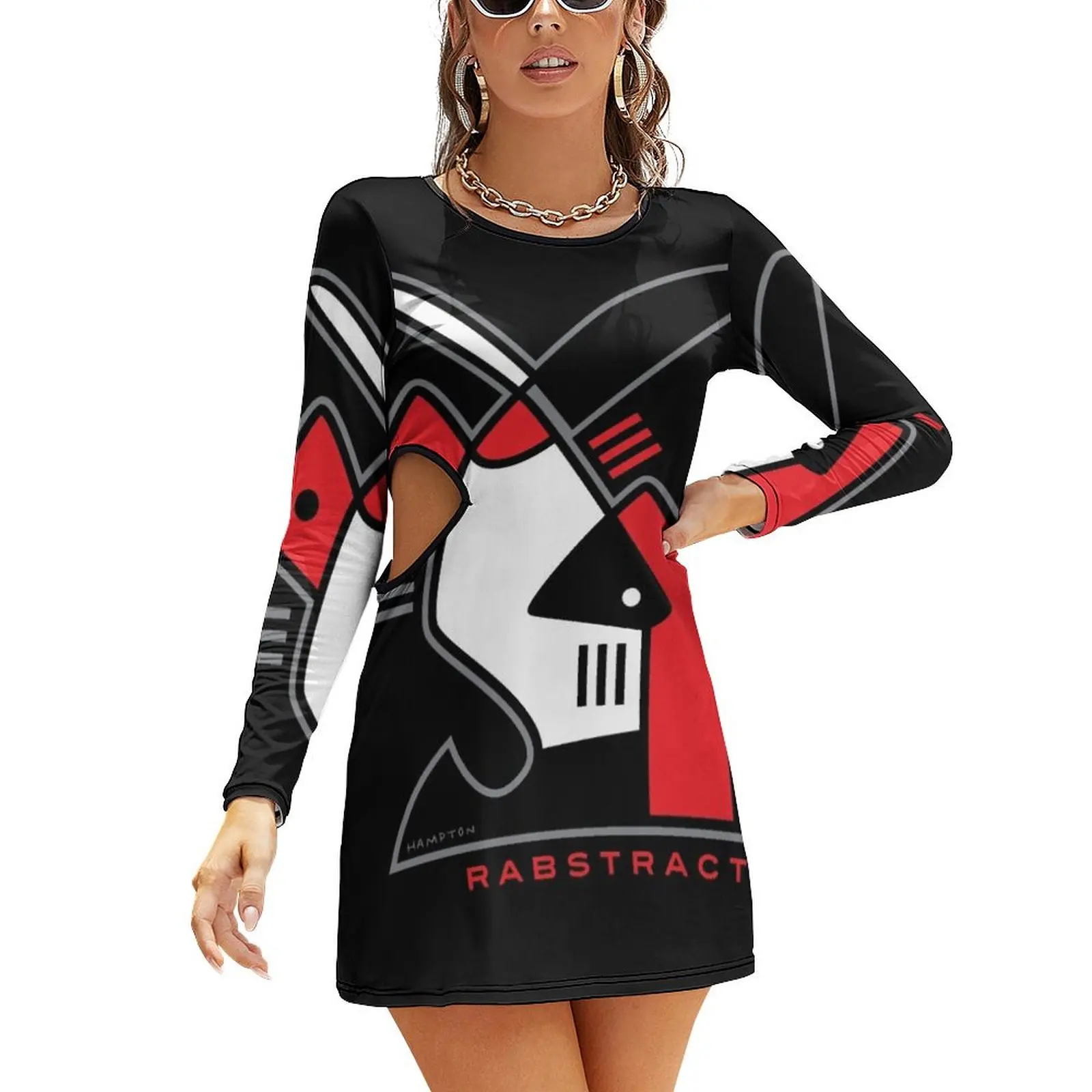 

RABSTRACT 1 Slim Dress with Hollow Waist elegant party dress for women 2024 Prom gown Dress women clothes for women