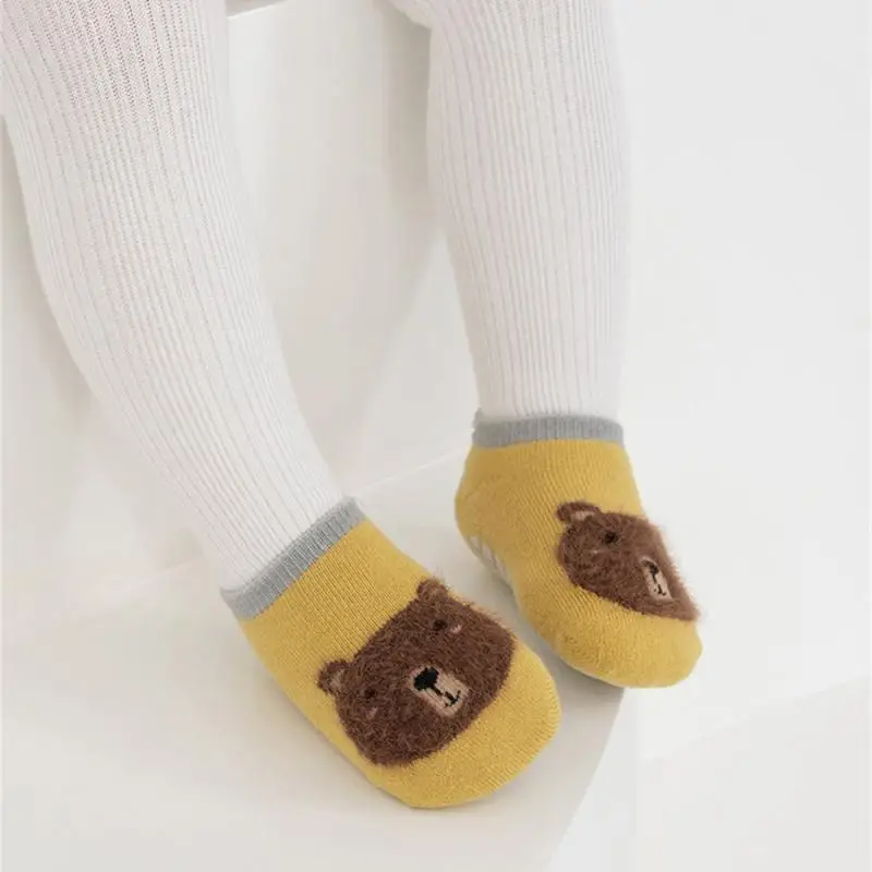 Breathable Socks Thickened In Winter Breathable Wool Loop Trampoline Socks Trend Pregnancy And Baby Toddler Anti-slip Soft