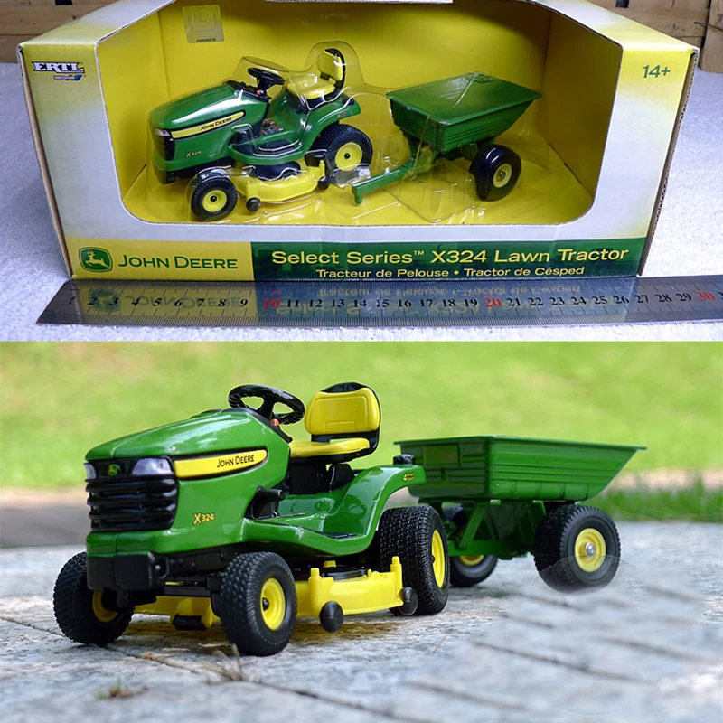 

ERTL 1/16 Scale X324 Alloy Farm Tractor Diecast Car Model Lawn Mower Model Collection Sand Table Scene Display Toys for Boys