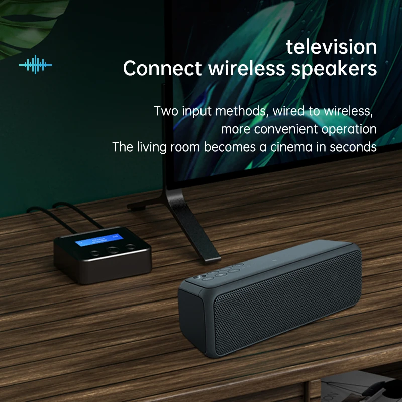 Bluetooth 5.0 Audio Transmitter Receiver LCD Display RCA 3.5mm AUX USB Dongle Stereo Wireless Adapter For Car PC TV Headphones,bluetooth adapter,bluetooth audio receiver,bluetooth transceiver adapter,audio adapter,bluetooth aux adaptor
