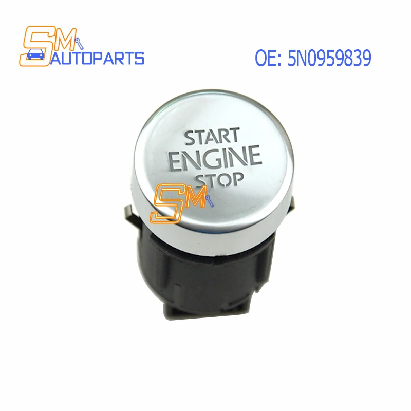 

5N0959839 5N0 959 839 кнопка включения и остановки двигателя автомобиля для VW Tiguan 2008-2016, Sharan 2011-2016