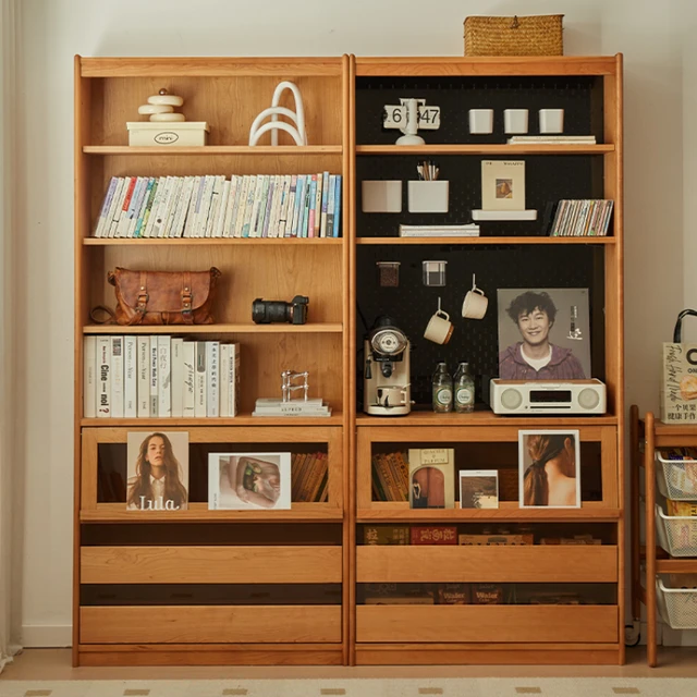 북유럽의 매력을 가득 담은 플로팅 책장: 가정의 우아함을 더하는 완벽한 조화