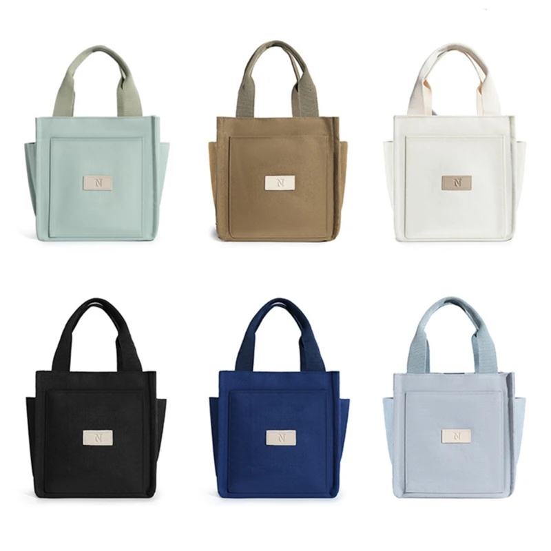 

Multi pocket Canvas Handbag Large Bag Great for Organizing Your Items Daily Use