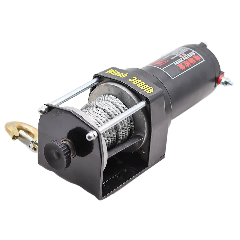 Electric winch 12v car electric hoist off-road vehicle 24v self-help household s