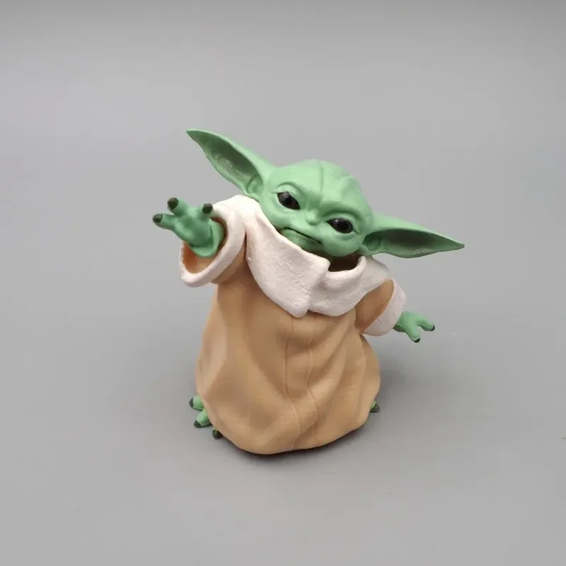 Anime Wars Yoda Baby Anime Bewegliche Actionfigur Kawaii Modell Desktop-Dekoration Trendige Spielzeuge Festival-Überraschungsgeschenke für Fans