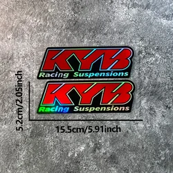 Waterproof Motorcycle Front Forks Suspension Vinyl Decals - Set of 2 - 15.5x5.2CM (F - Laser)