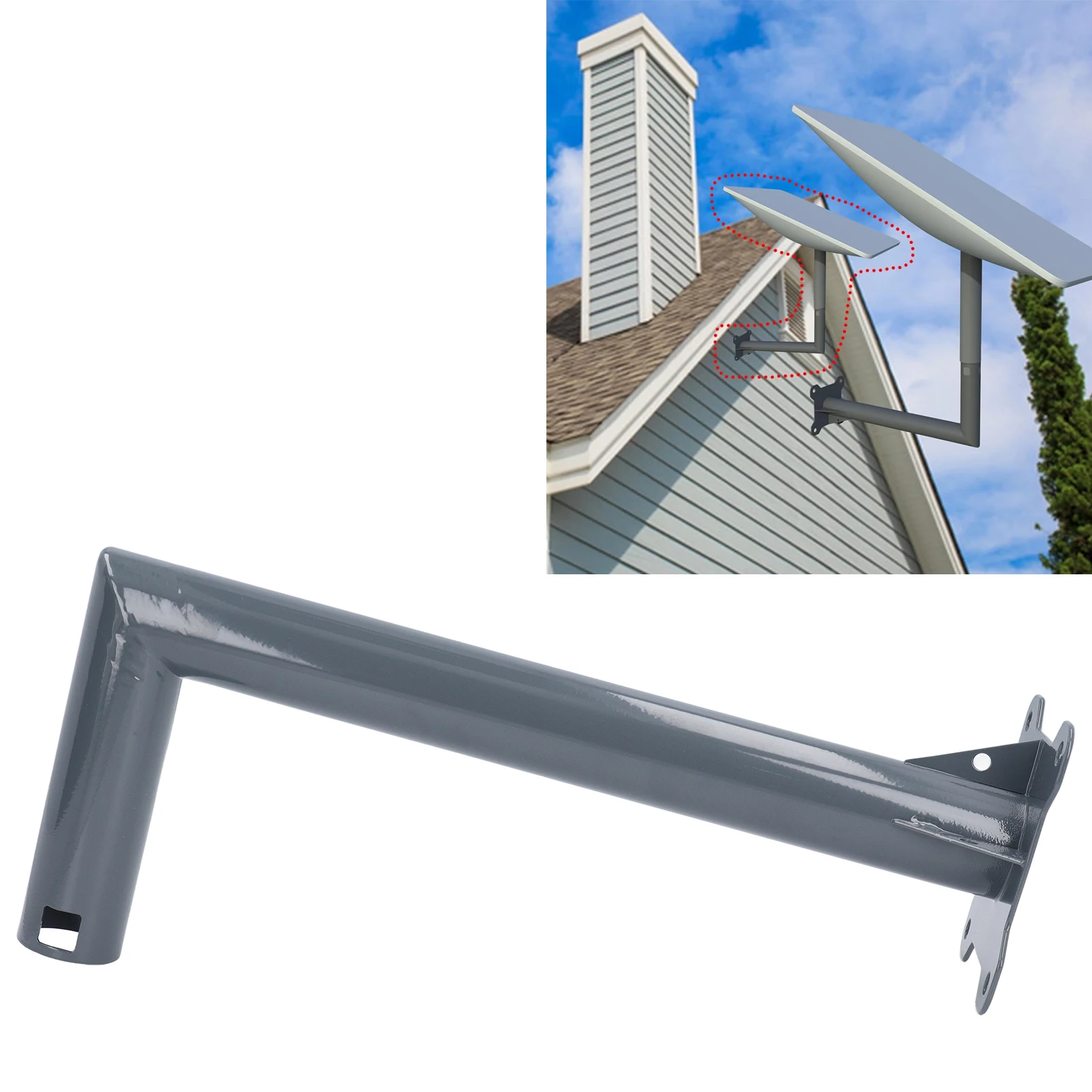 for Starlink Mounting Kit Stainless Steel Heavy Duty Snow Proof for Starlink Mounting Bracket V2