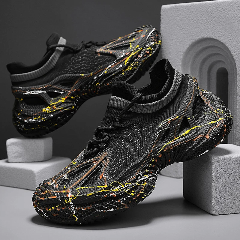 Mesh Breathable Round Toe Athletic main image 1