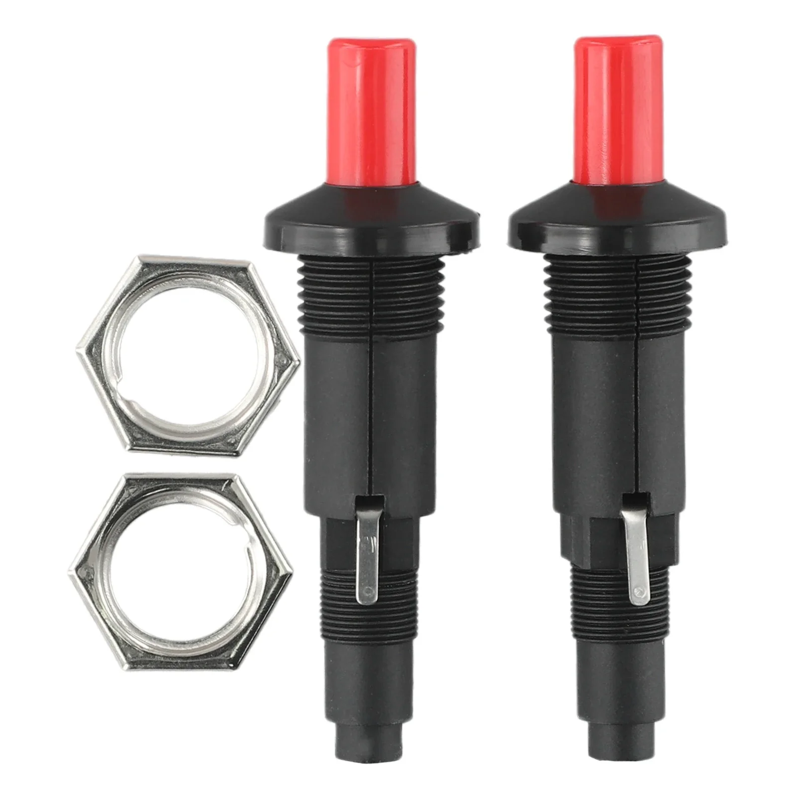 Brand New Gas Heater Push Button Replacement Parts Spark Plug 2PCS Ceramic Igniter Piezo Igniter Diameter 2.6cm