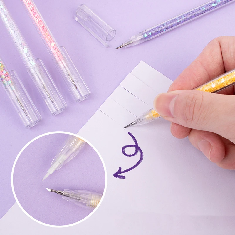 Pen Shape Utility Knife Stickers Scrapbooking Cut Tool Paper Cutter Express Box Knife School Supplies DIY Craft