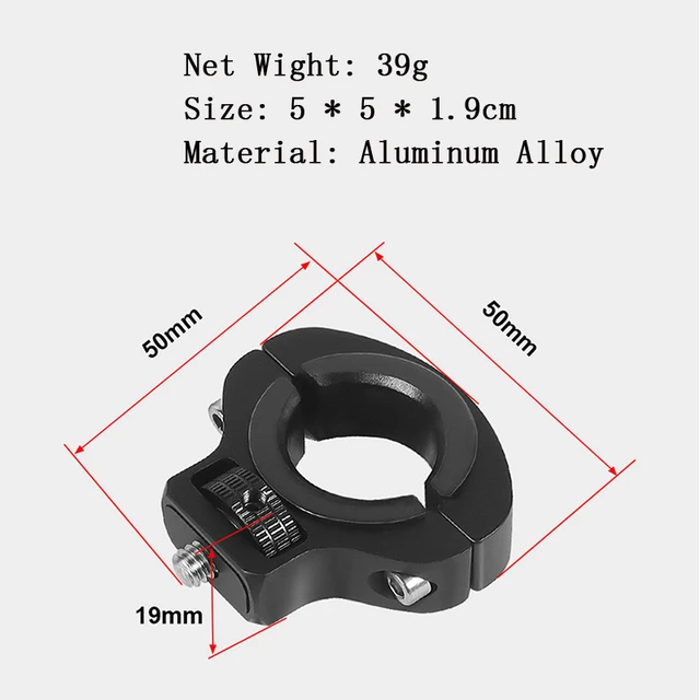Support de guidon de moto en métal, vis 1/4, pour GoPro 13 12 11 10 9 8 Insta360 X5 X4 DJI Osmo Action 4 5 Pro 4