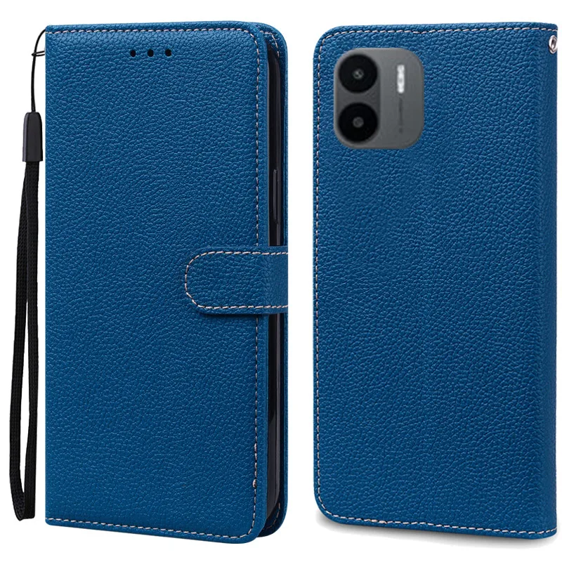 Leather Flip Wallet Phone Case - Elegant Book Style Cover, Durable Protection, Sleek Design