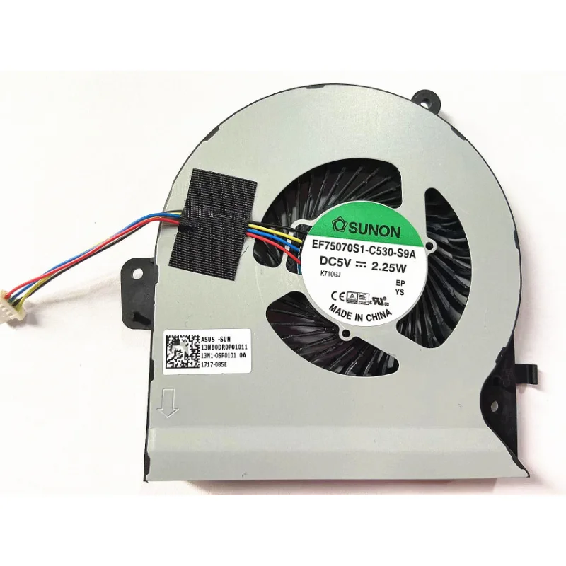 Ventilador Cooler Original para Sunon Ef75070s1-c530-s9a para Asus Gl502 Cpu Ventilador