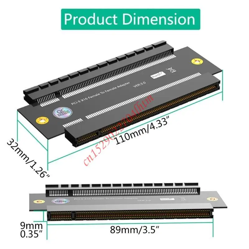 그래픽 카드 72XA용 PCIExpress 16x 암 PCIE 16X 암 연장 케이블