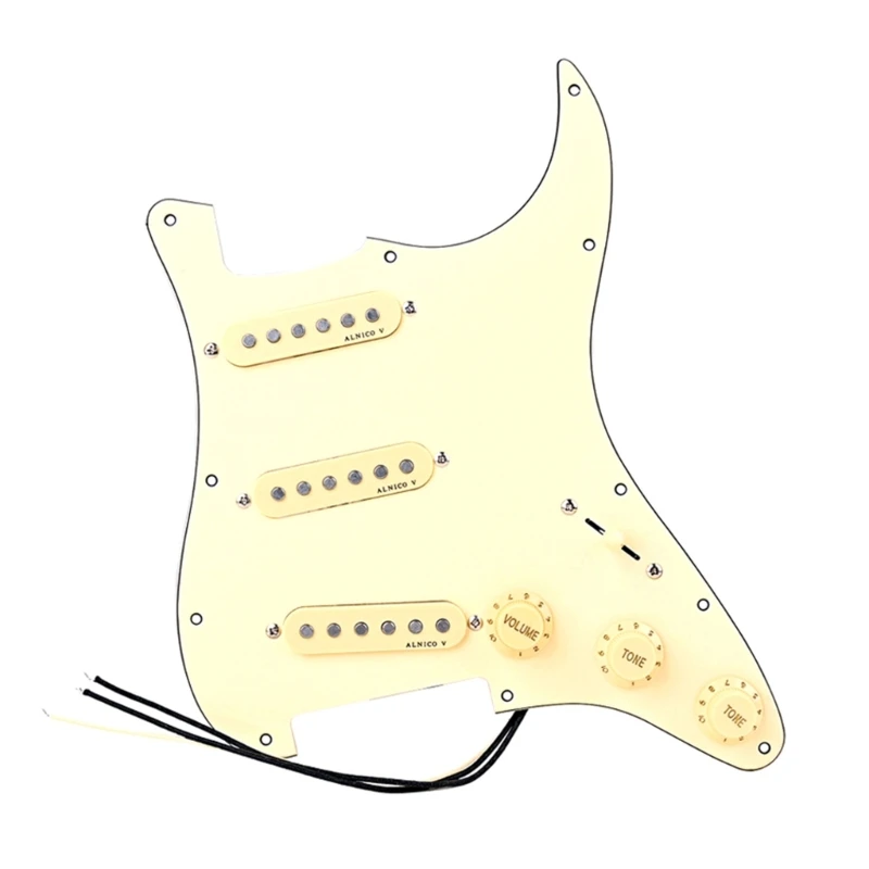 

Electric Guitar Scratch Plate Single-Coil Pickup Loaded Prewired Pickguard