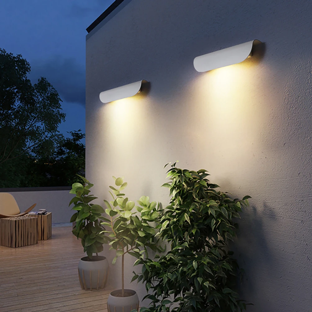 LED Wall Lamp Modern Minimalist Style IP65 Waterproof AC85-265V 9W Indoor/Outdoor Lamp With High Brightness LED Lighting Source