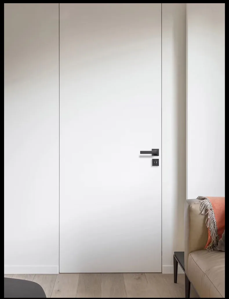 Fechadura de porta lateral invisível para quarto,