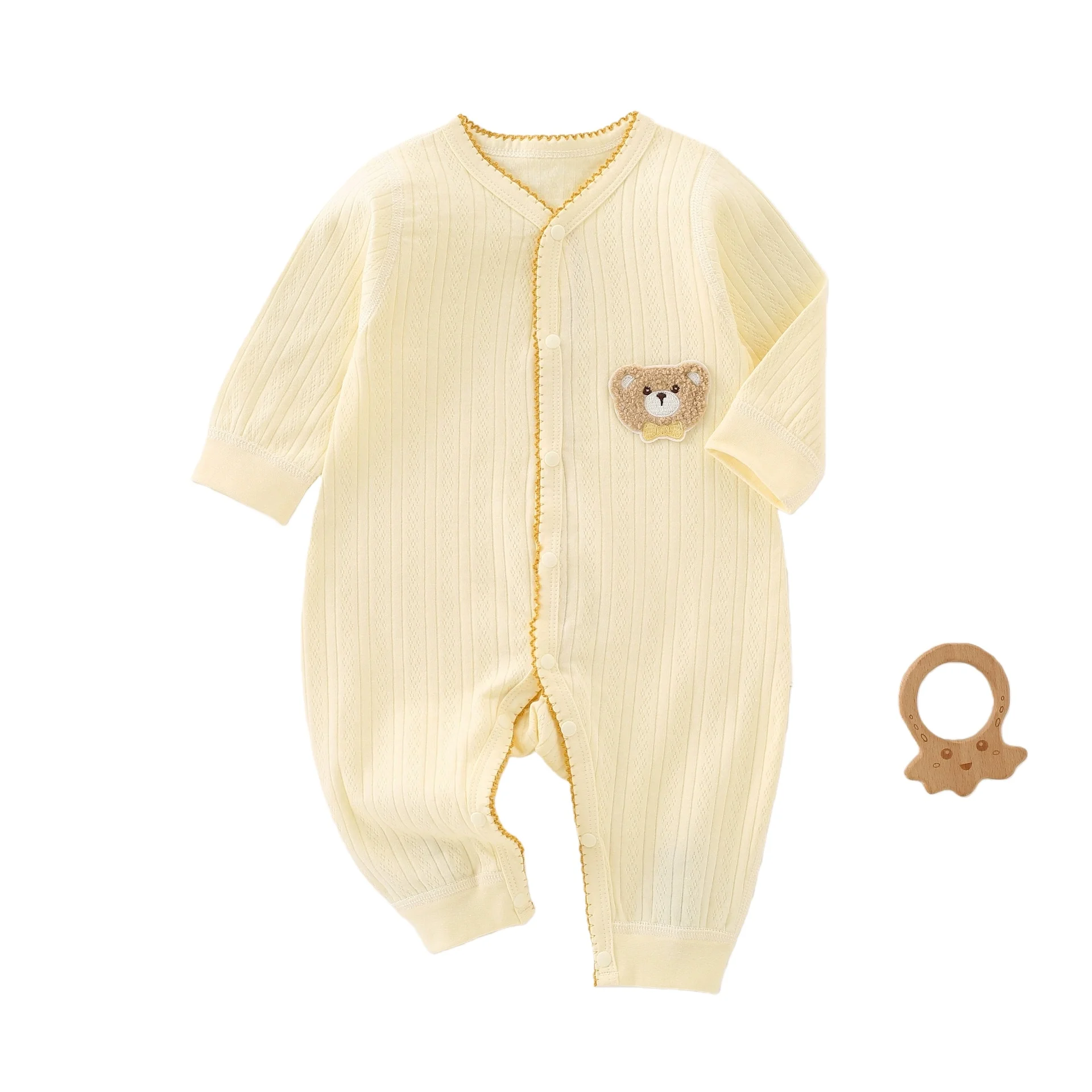 3-24M Newborn Baby Spring Summer Clothes Infant Jacket for Girls Jumpsuit for Boys Soft Cotton Bebe Romper Baby Clothes