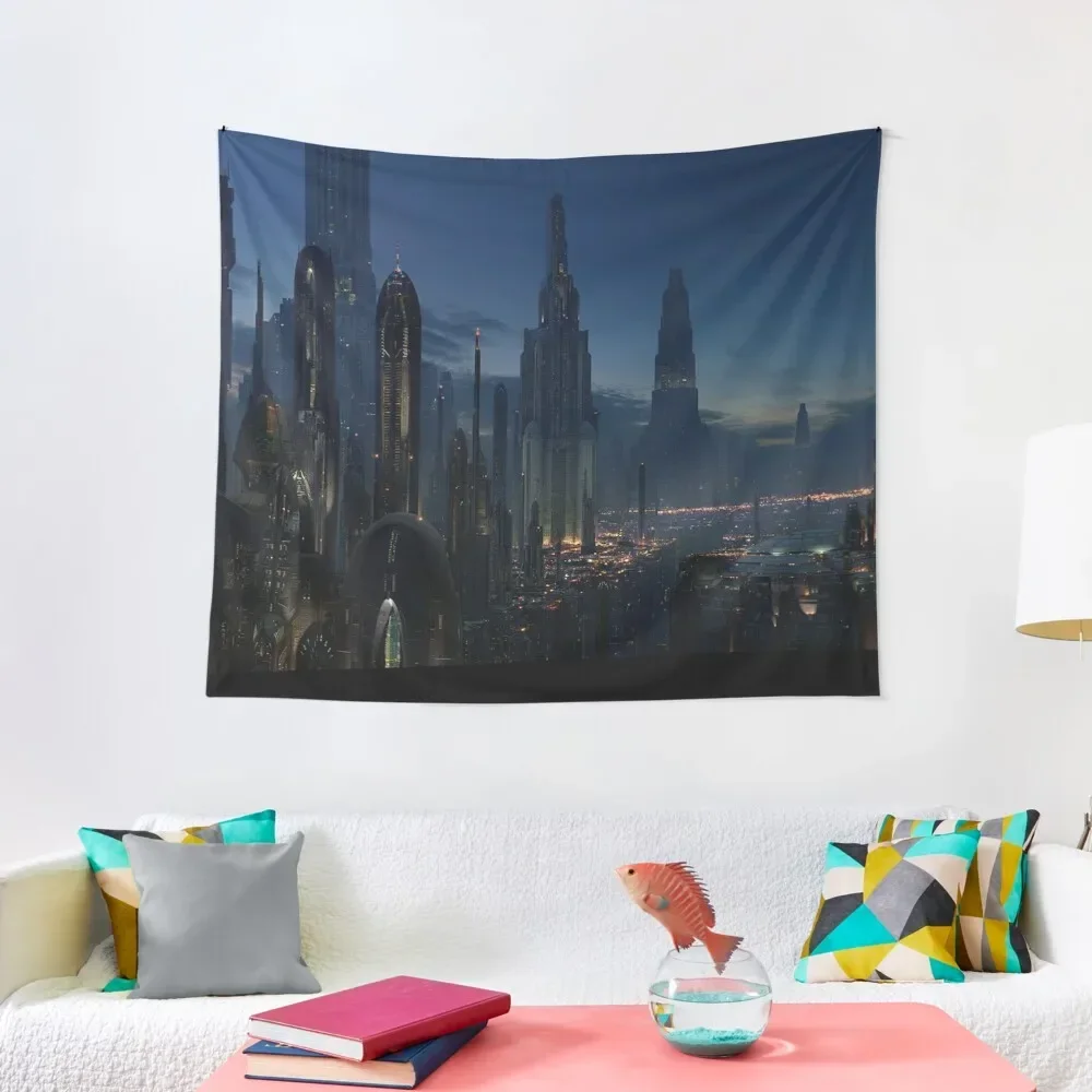 

The Planet that Never Sleeps Tapestry Bed Room Decoration Things To The Room Aesthetic Room Decoration Tapestry