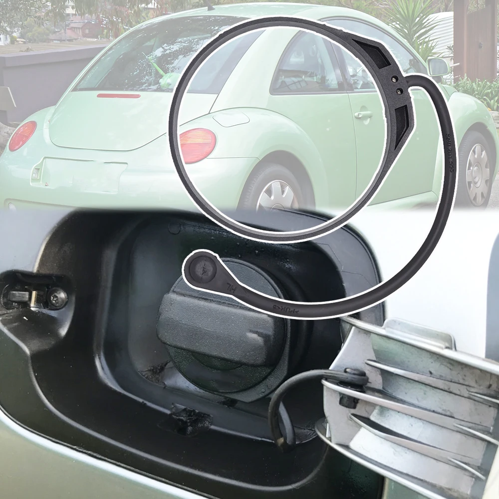 Fuel Tank Cap Fuel Cap Cord Strap Petrol Cap Filler Tether Rope Band Cable For VW New Beetle 9C 2004-2012