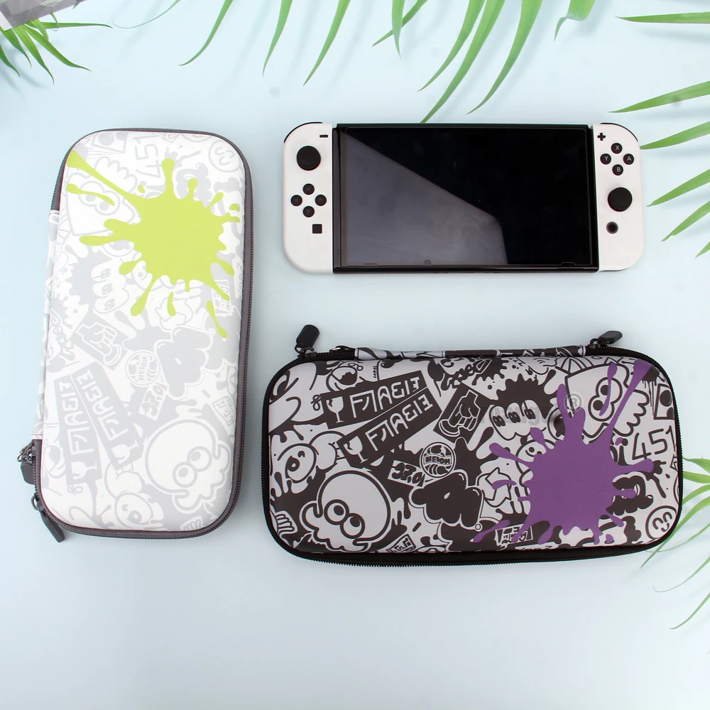 Splatoon Switch Custodia Protettiva Oled Custodia Rigida Borsa Ns Game Host Protect Storage Set Per Accessori Nintendo Switch