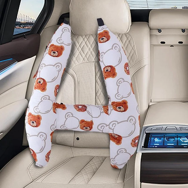 Soporte para la cabeza en forma de H para dormir en el coche para niños y