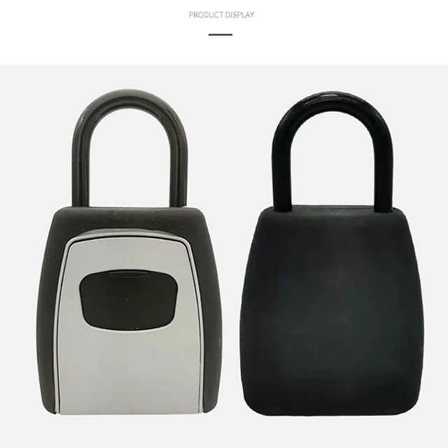 Key Storage Lock Box Safe Box Keys Storage Box Padlock Use Password Lock Alloy Material Keys Hook Security Organizer Boxes 2