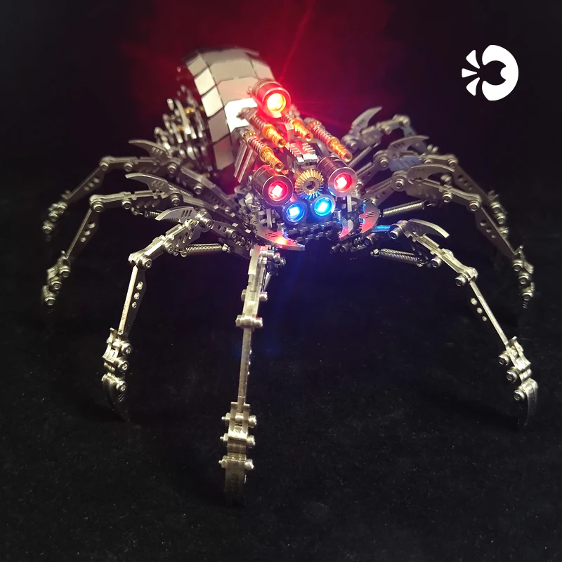 3D Metal Constructor Toy Spider King Models DIY Assembly Kits for Kids Adult building block toy assemble toy