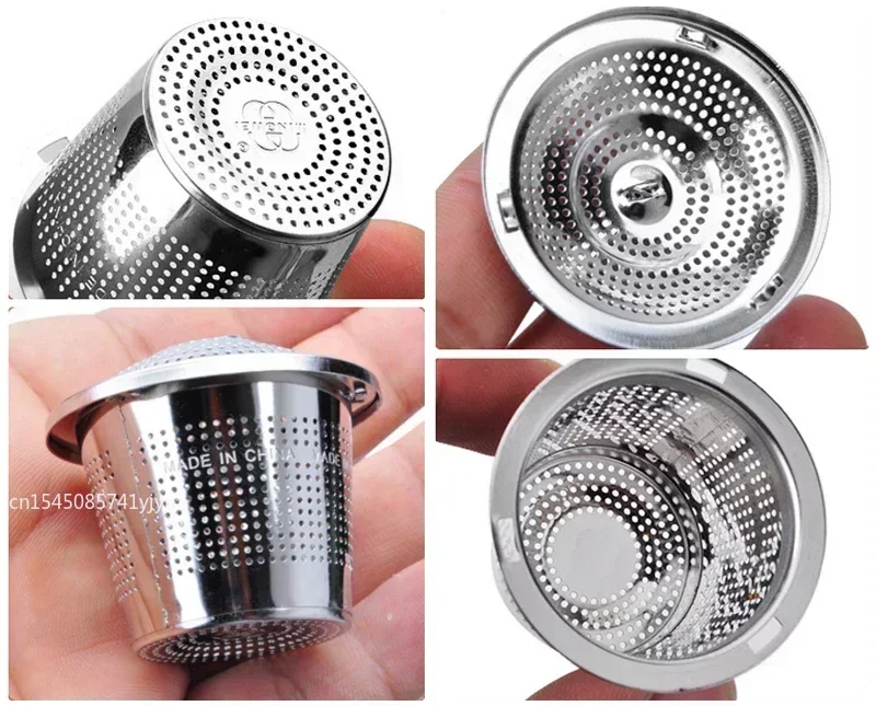 304 Stainless Steel Tea Ball Strainer Leaf Spice Tea Mesh Herbal Infuser Filter Strainer for Teapot Teaware Kitchen Tools tea infuser tea strainer tea filter
