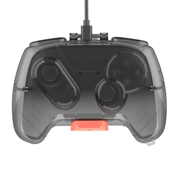 IPega Transparent Protective Case PG-SW2232 for Switch 2 Pro Controller,Shock/Dust/Scratch Proof with Charging Port 1