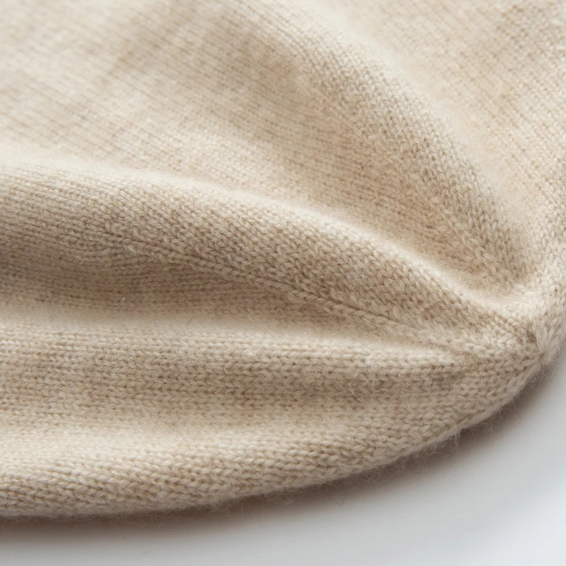 Neue Ankunft Herbst Winter Kaschmir Eimer Hüte Frauen Casual Weich Warm Dome Kaschmir Kniited Hut Mode Koreanische Eimer Kappe – Detail 4