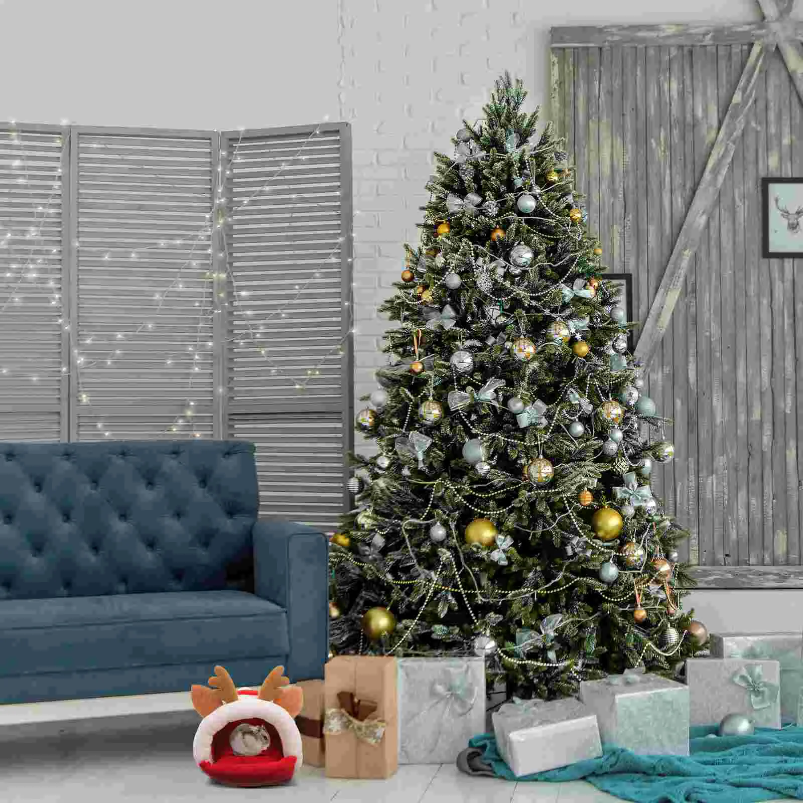 

Christmas Deer Shape Hamster Nest Hamster Hideaway Place Warm Winter Chinchillas Sleeping Nest