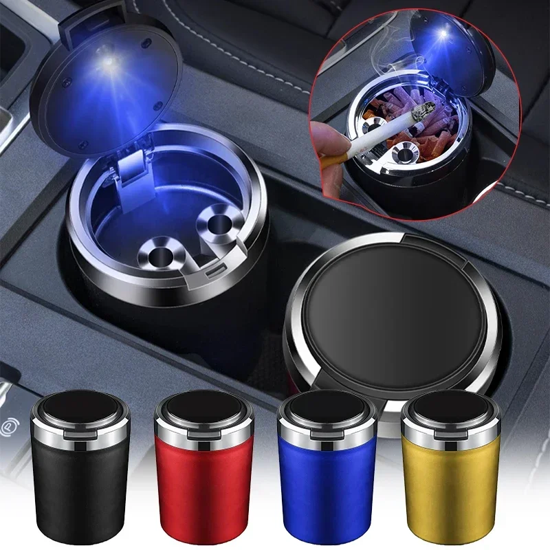 Posacenere Per Interni Auto Portacenere Portatile A Luce Led Per Jeep Commander Trailhawk Renegade Compass Grand Cherokee Wrangler