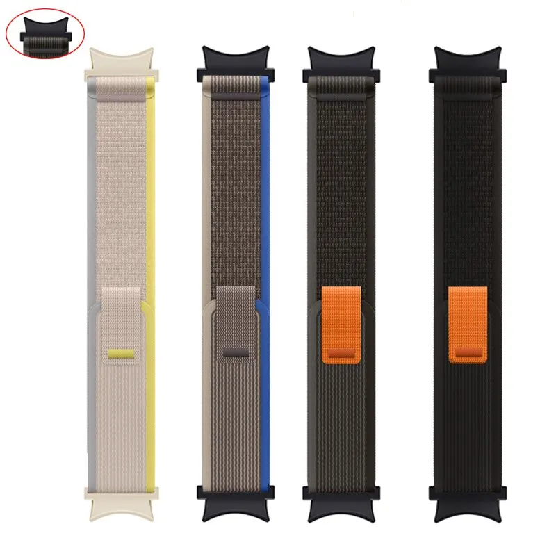 2PCS 20mm Premium Nylon Loop Watch Band Strap
