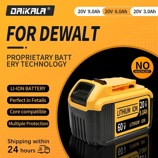 Batería Dewalt Ion-Li 9.0Ah 20V/60V Max* Flexvolt