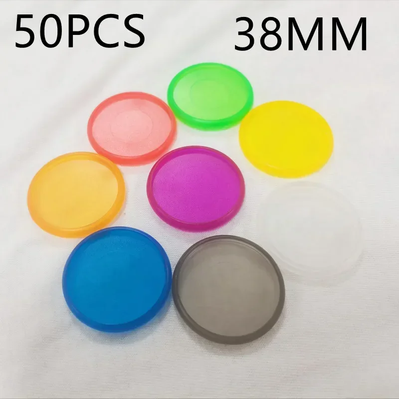 38MM large solid translucent frosted binding ring buckle 50PCS loose-leaf notepad mushroom hole plastic binding disc