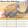 1/2 Pairs Compression Arthritis Anti-Slip Gloves Wrist Support Brace Carpal Tunnel Pain Relief Women Men Therapy Wristband Glove 3