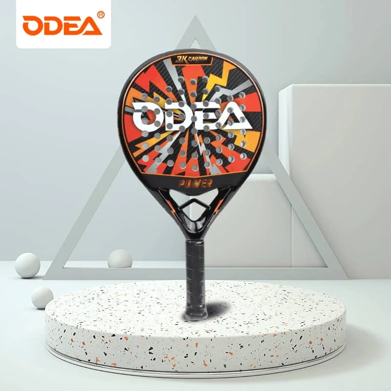 

ODEA Paddle Tennis Racquet Profissional 3K Carbon Drop Shot Sports Racket Equipment Soft Face with Bag Padel Raqueta De Tenis