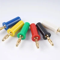 Pure Copper Gold-plated 4mm Banana Plug, Lantern Type, High Current 4mm Sound Box Speaker Wire, Banana Gold-plated Connector 4