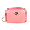 Simple Genuine Leather Women Coin Purse Double Zipper Small Purse Wallet Mini Purses 3