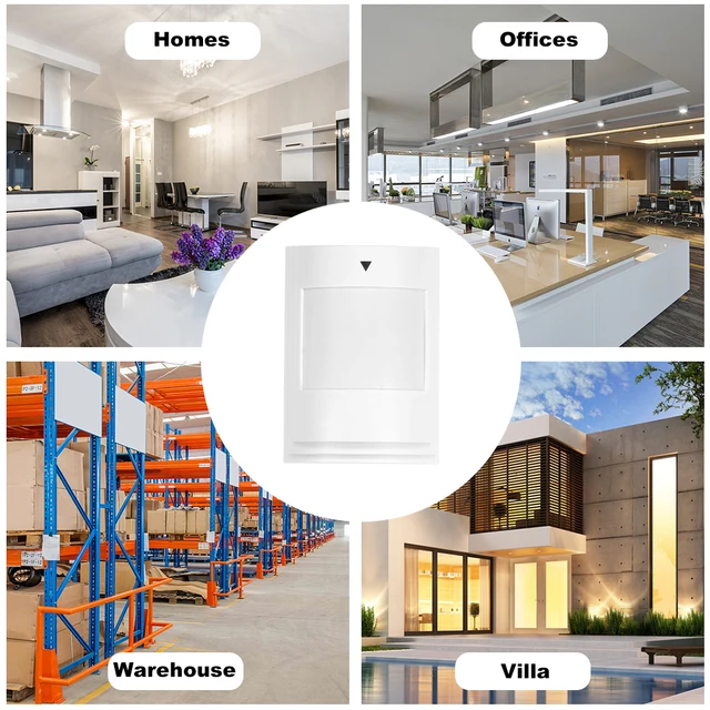 Anti-Pet PIR Motion Sensor Wired Alarm Dual Infrared Detector Pet Immune For Home Burglar Security Alarm System 6