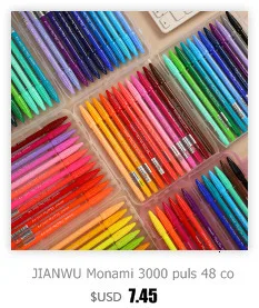 JIANWU 7pcs or 10pcs/set Cute Basic color Washi Tape Scrapbook DIY  Masking Tape School Stationery Store Journal supplies