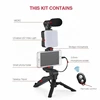 COOL DIER Smartphone Vlogging Kit With Tripod Phone Holder Mini Mic LED Fill Light Starter For TikTok Live Stream Video YouTube 6
